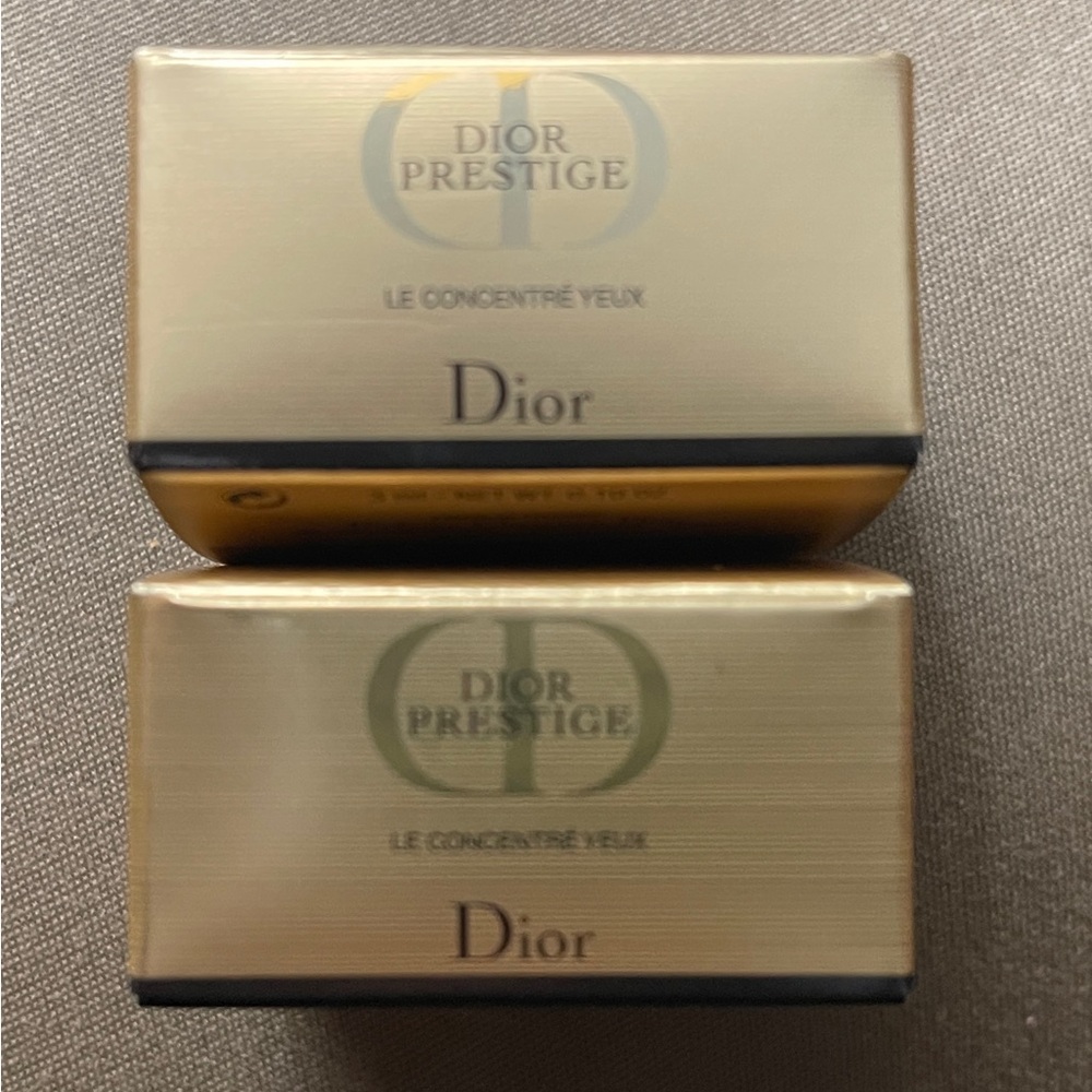 Dior Prestige Le Concentré Yeux Eye Cream - Luxurious Gold. $50 for 2! .3ml each - Picture 2 of 4